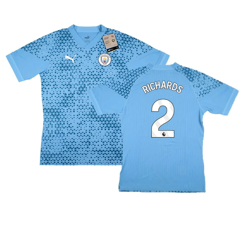 2023-2024 Man City Training Jersey Pro (Light Blue) (RICHARDS 2)_0