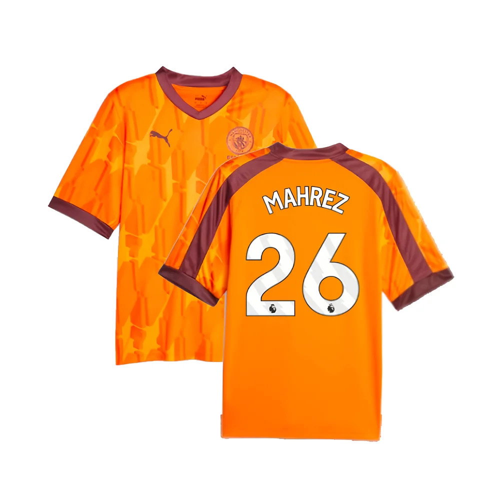 2023-2024 Manchester City eSports Jersey (Orange) (MAHREZ 26)_0