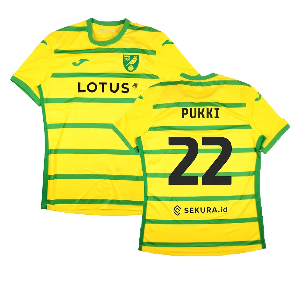 2023-2024 Norwich City Home Shirt (Pukki 22)_0