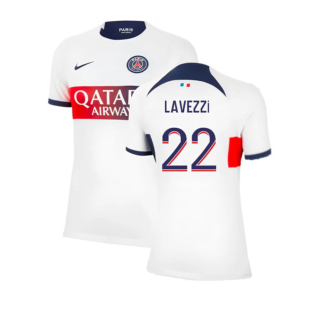 2023-2024 PSG Away Shirt (Womens) (Lavezzi 22)_0