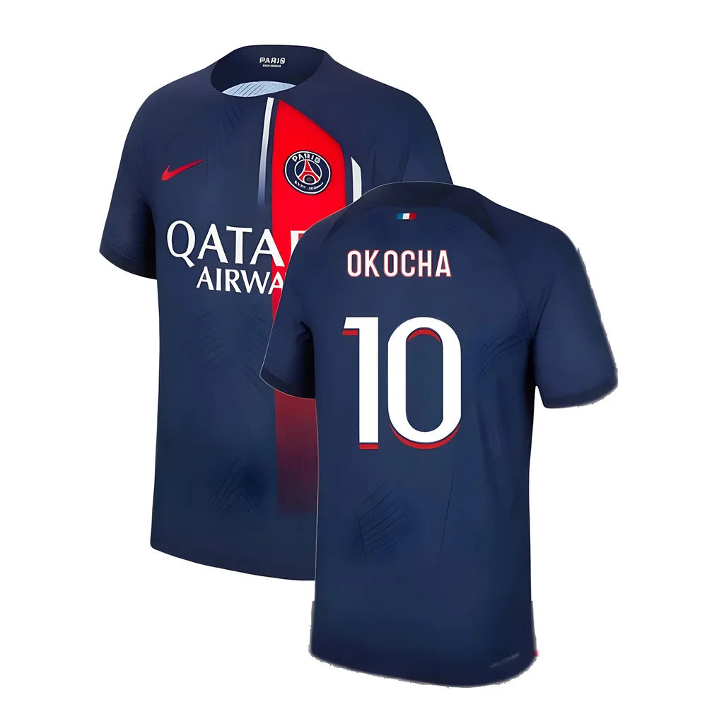 2023-2024 PSG Home Shirt (Okocha 10)_0