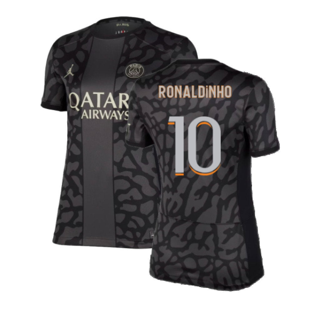 2023-2024 PSG Third Shirt (Womens) (Ronaldinho 10)_0