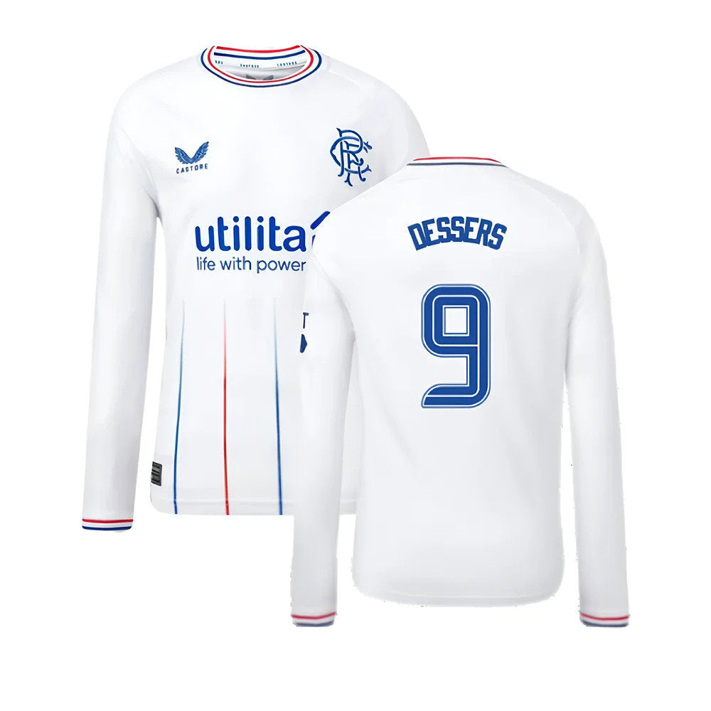 2023-2024 Rangers Away Long Sleeve Shirt (Kids) (Dessers 9)_0