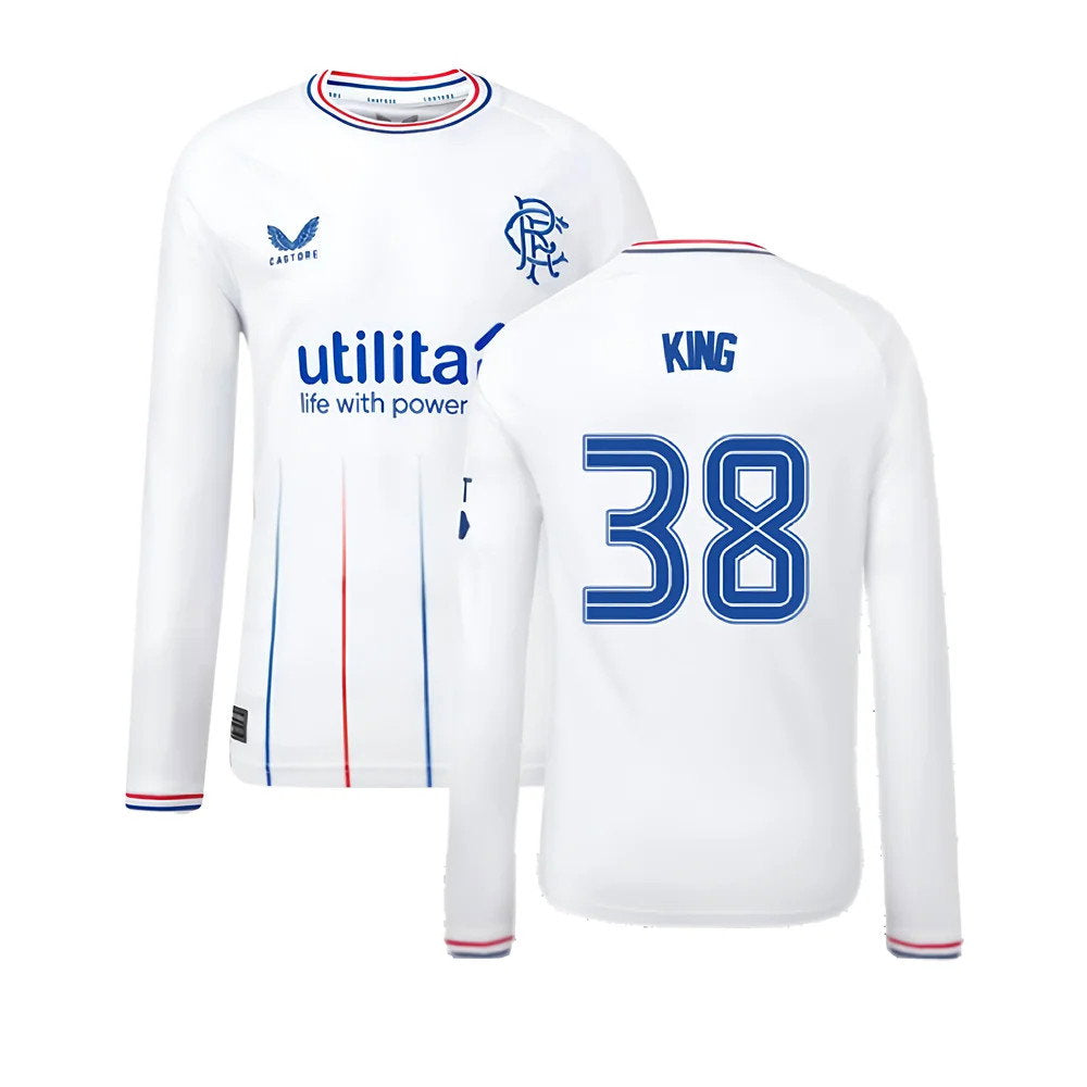 2023-2024 Rangers Away Long Sleeve Shirt (Kids) (King 38)_0