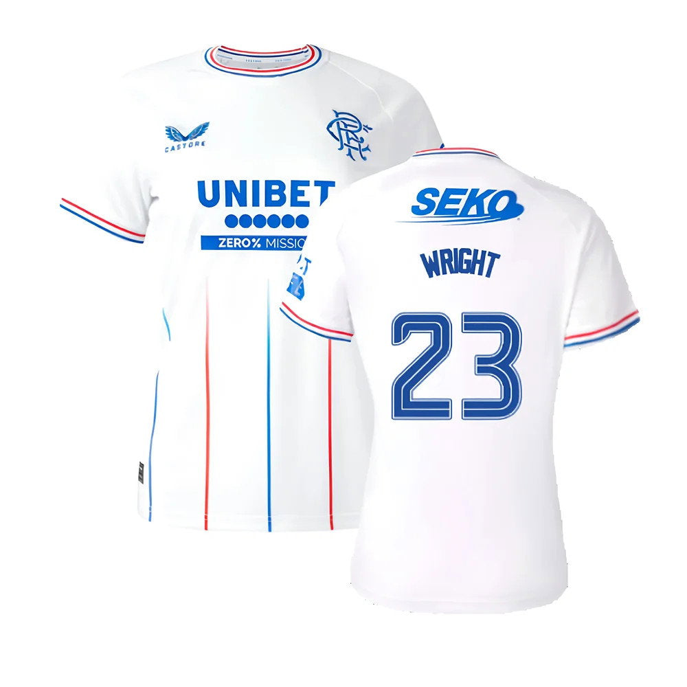 2023-2024 Rangers Away Shirt (Ladies) (Wright 23)_0