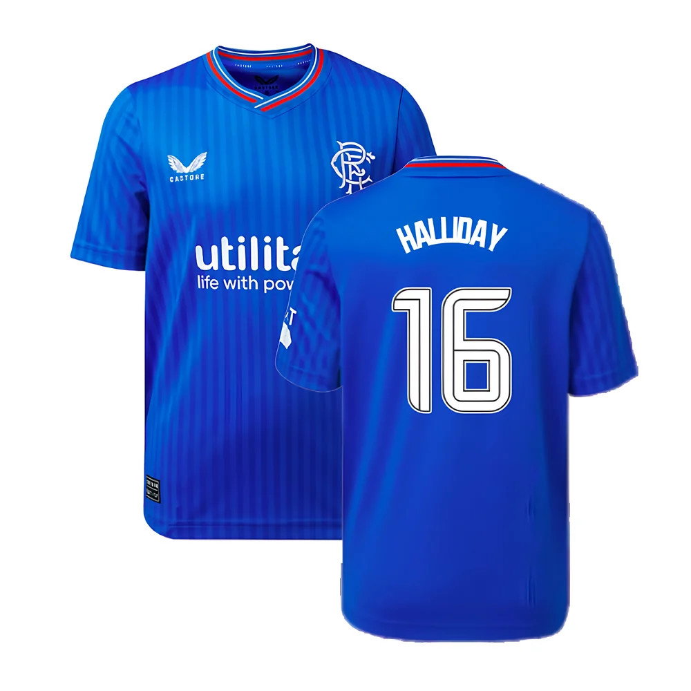2023-2024 Rangers Home Shirt (Kids) (Halliday 16)_0