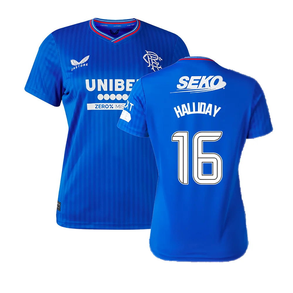 2023-2024 Rangers Home Shirt (Ladies) (Halliday 16)_0