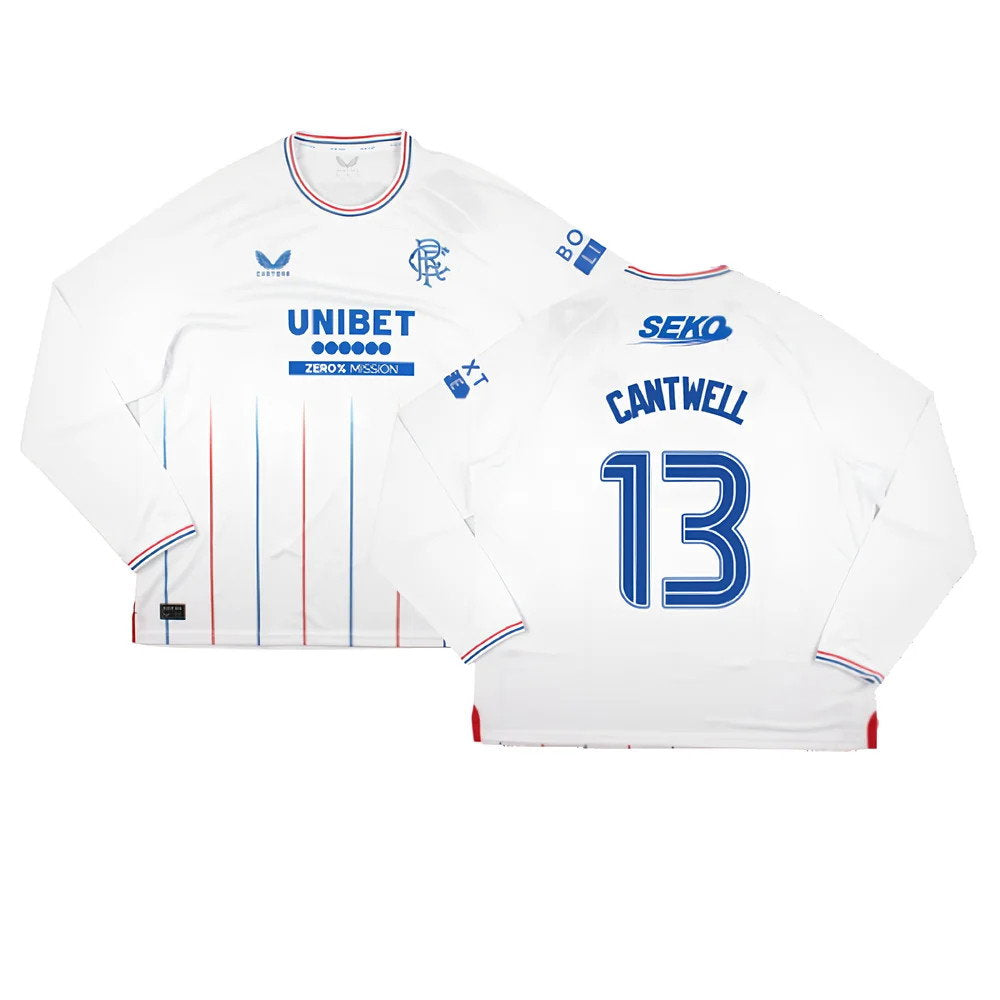 2023-2024 Rangers Long Sleeve Away Shirt (Cantwell 13)_0