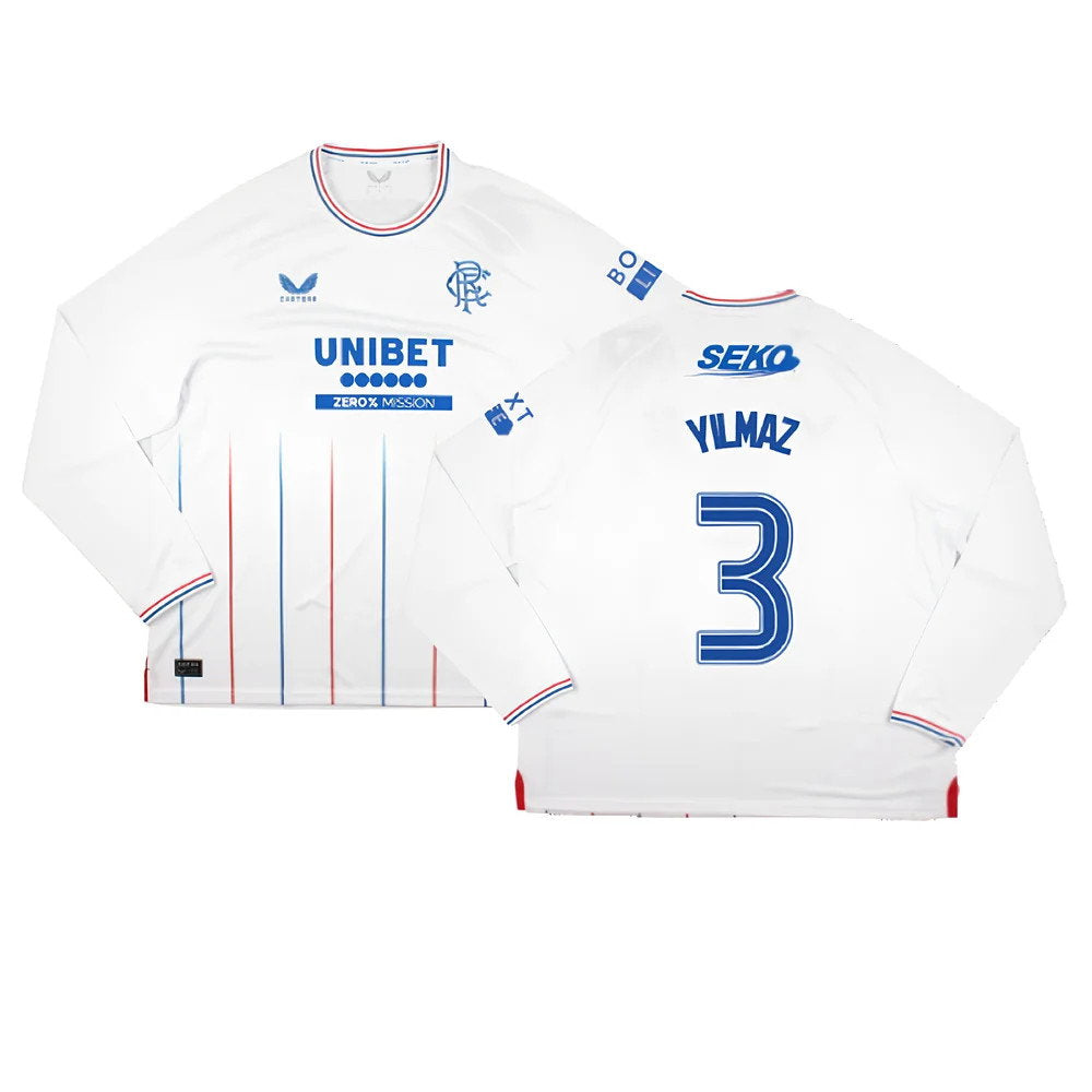 2023-2024 Rangers Long Sleeve Away Shirt (Yilmaz 3)_0