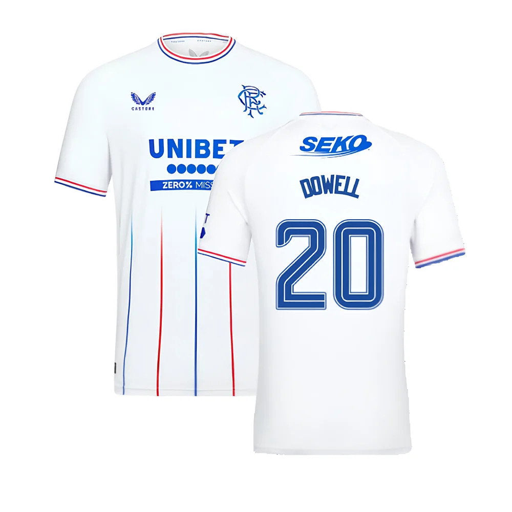 2023-2024 Rangers Pro Authentic Away Shirt (Dowell 20)_0