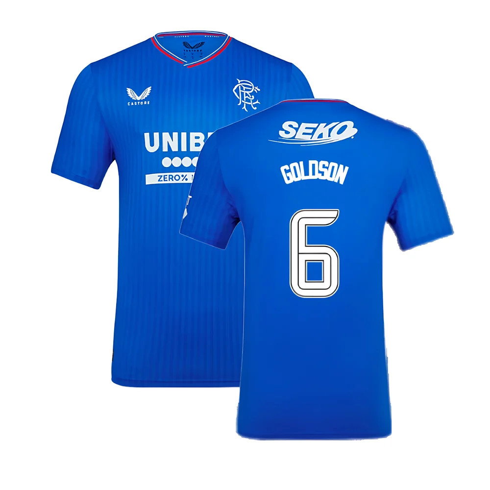 2023-2024 Rangers Pro Authentic Home Shirt (Goldson 6)_0