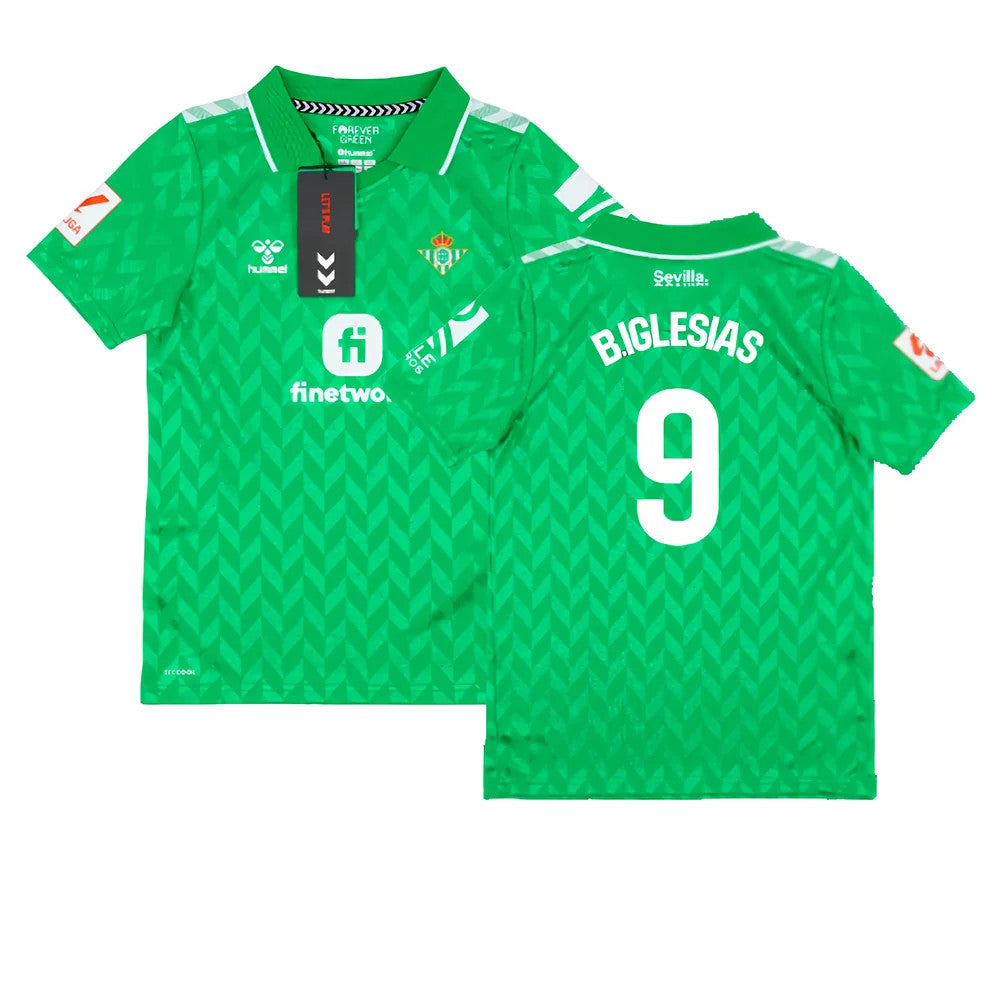 2023-2024 Real Betis Away Shirt (Kids) (B.IGLESIAS 9)_0