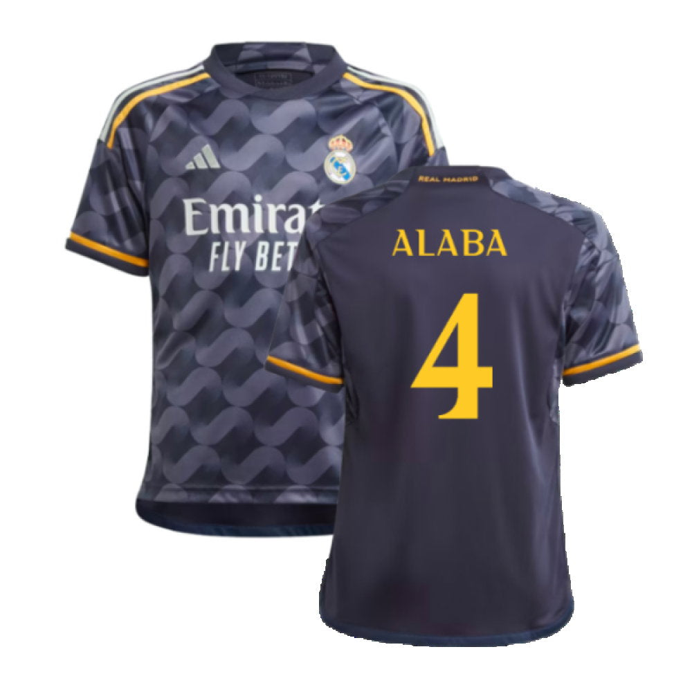 2023-2024 Real Madrid Away Shirt (Kids) (Alaba 4)_0