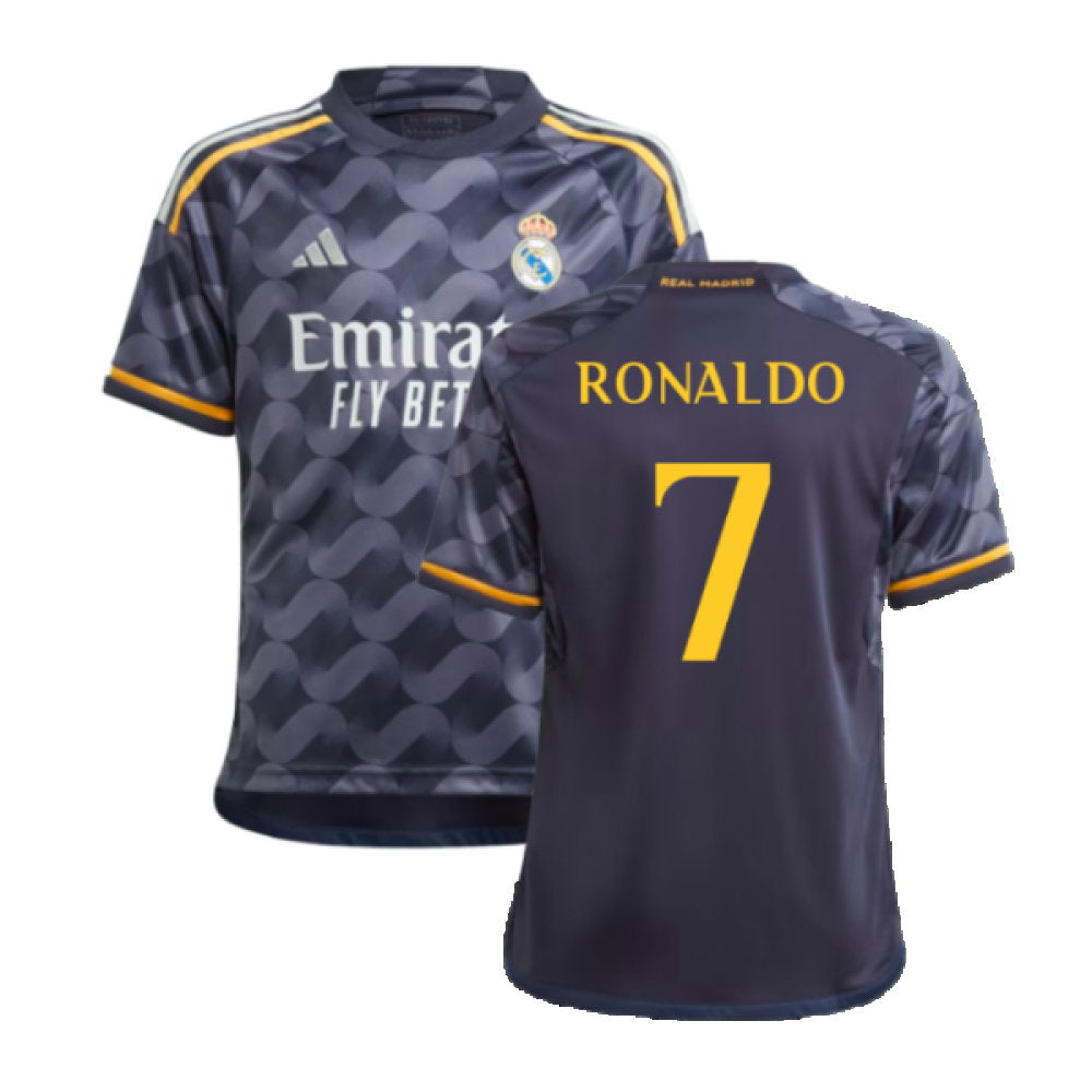 2023-2024 Real Madrid Away Shirt (Kids) (Ronaldo 7)_0