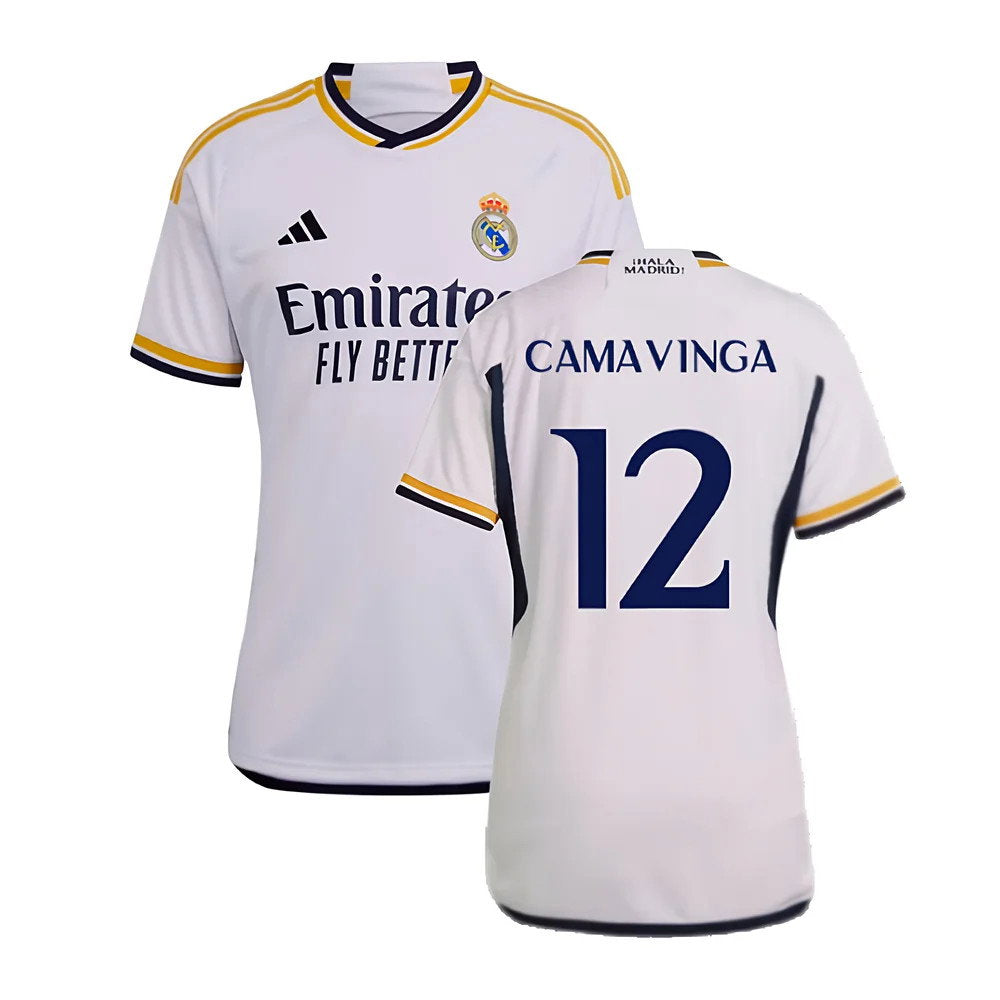 2023-2024 Real Madrid Home Shirt (Ladies) (Camavinga 12)_0