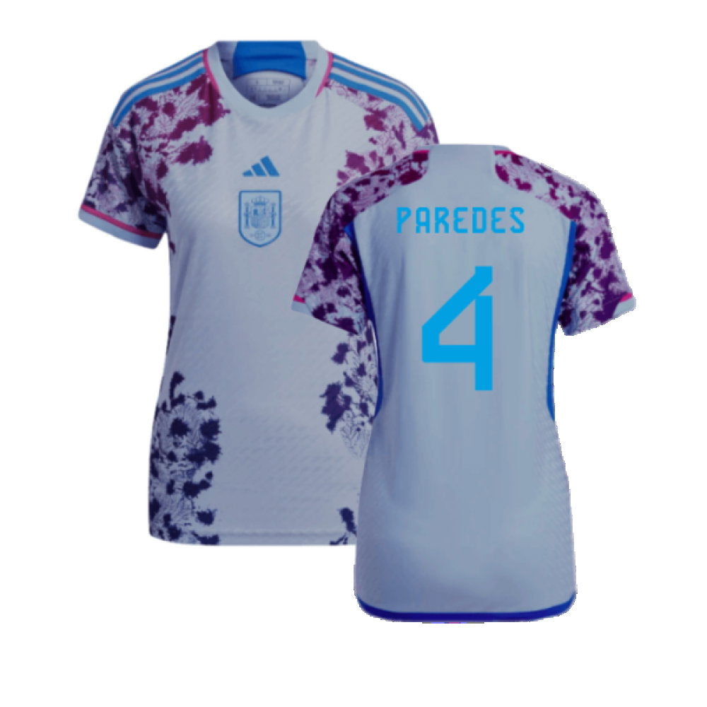 2023-2024 Spain Authentic Away Jersey - Ladies (Paredes 4)_0