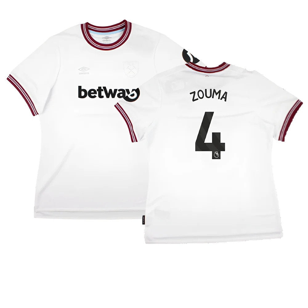 2023-2024 West Ham United Away Shirt (Ladies) (ZOUMA 4)_0