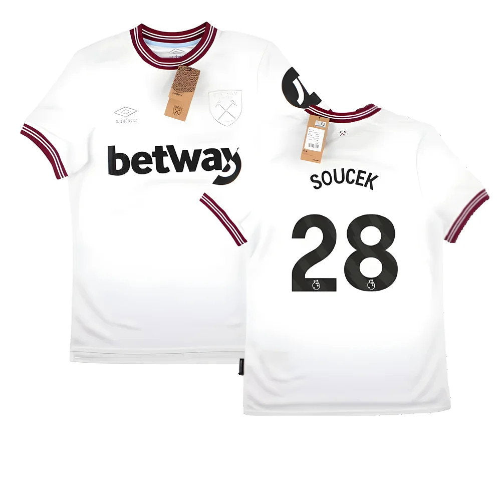2023-2024 West Ham United Away Shirt (SOUCEK 28)_0