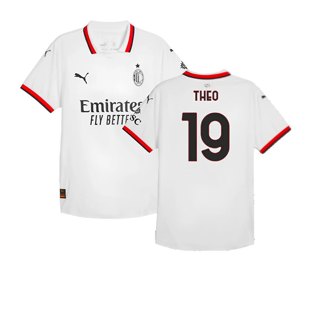 2024-2025 AC Milan Away Authentic Shirt (Theo 19)_0