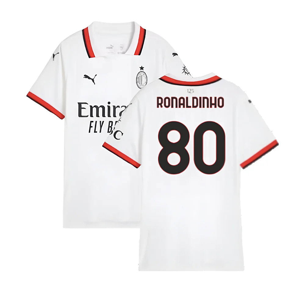 2024-2025 AC Milan Away Shirt (Womens) (Ronaldinho 80)_0