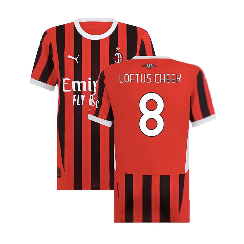 2024-2025 AC Milan Home Shirt (Womens) (Loftus Cheek 8)_0