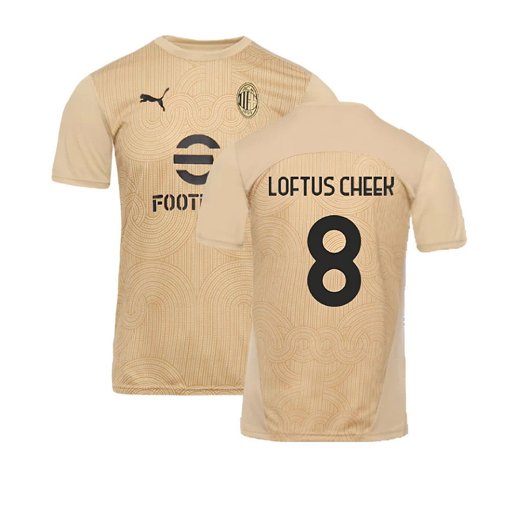 2024-2025 AC Milan Pre-Match Shirt (Putty) (Loftus Cheek 8)_0