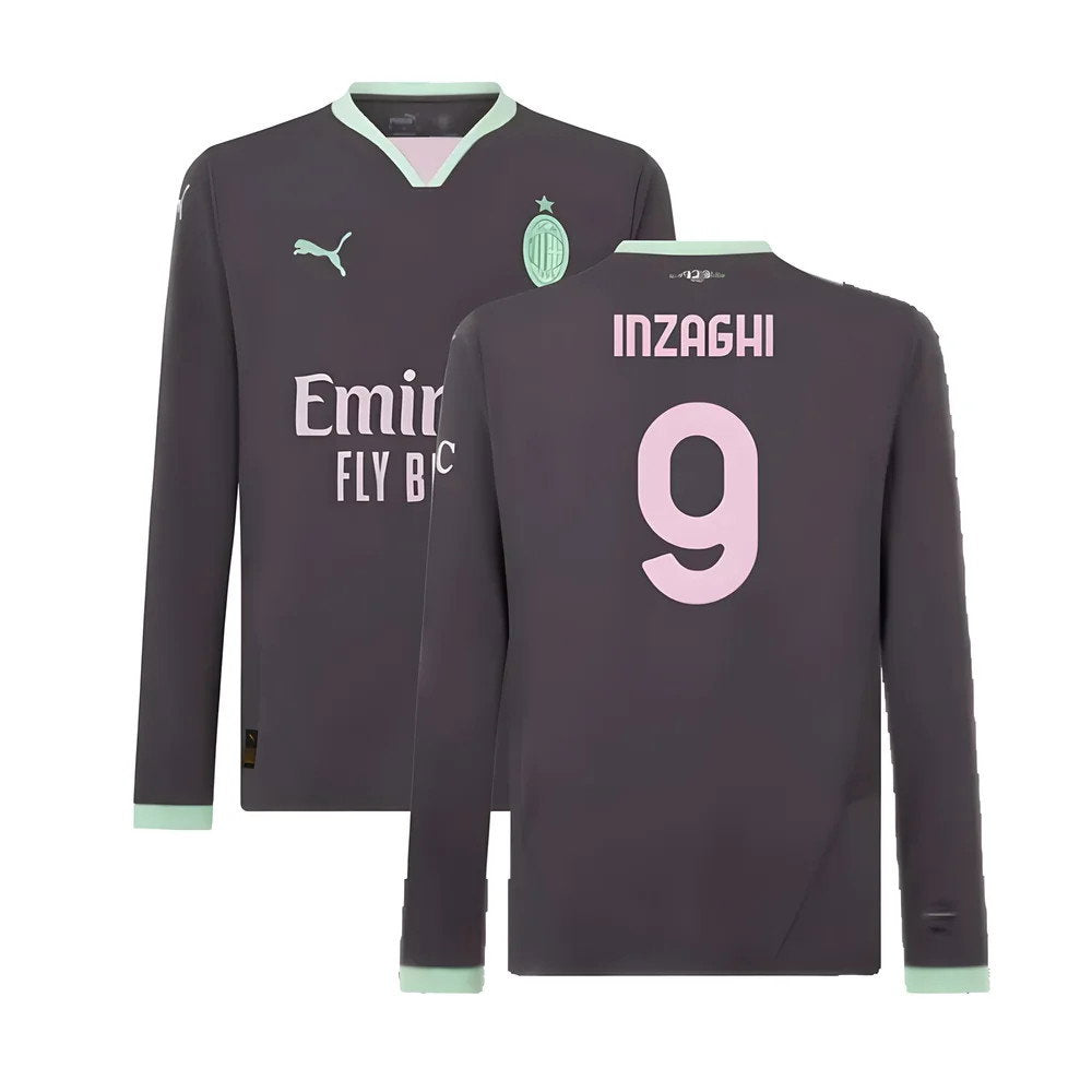 2024-2025 AC Milan Third Long Sleeve Shirt (Inzaghi 9)_0