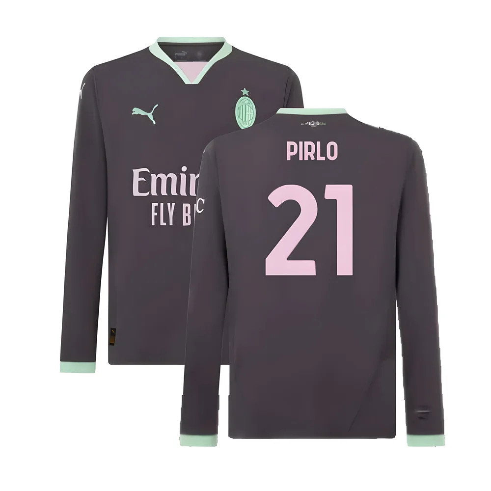 2024-2025 AC Milan Third Long Sleeve Shirt (Pirlo 21)_0