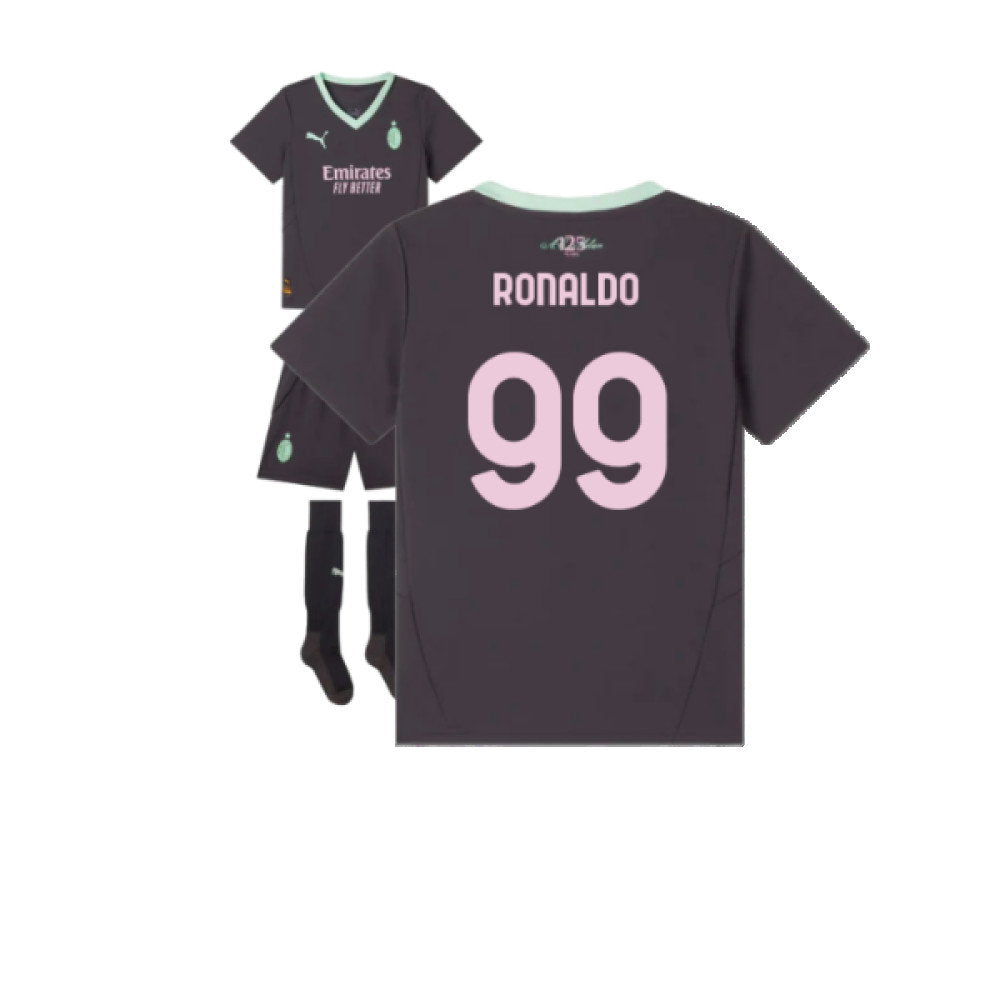 2024-2025 AC Milan Third Mini Kit (Ronaldo 99)_0