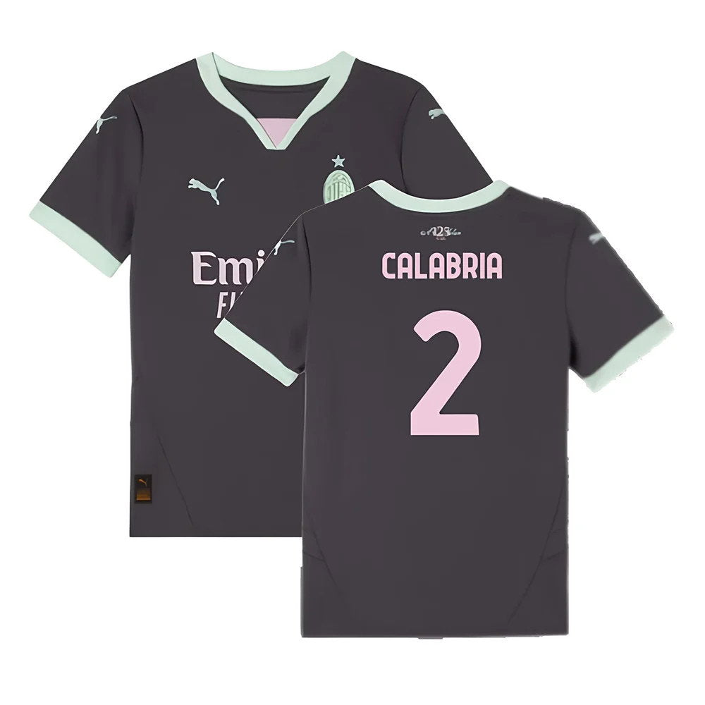 2024-2025 AC Milan Third Shirt (Kids) (Calabria 2)_0