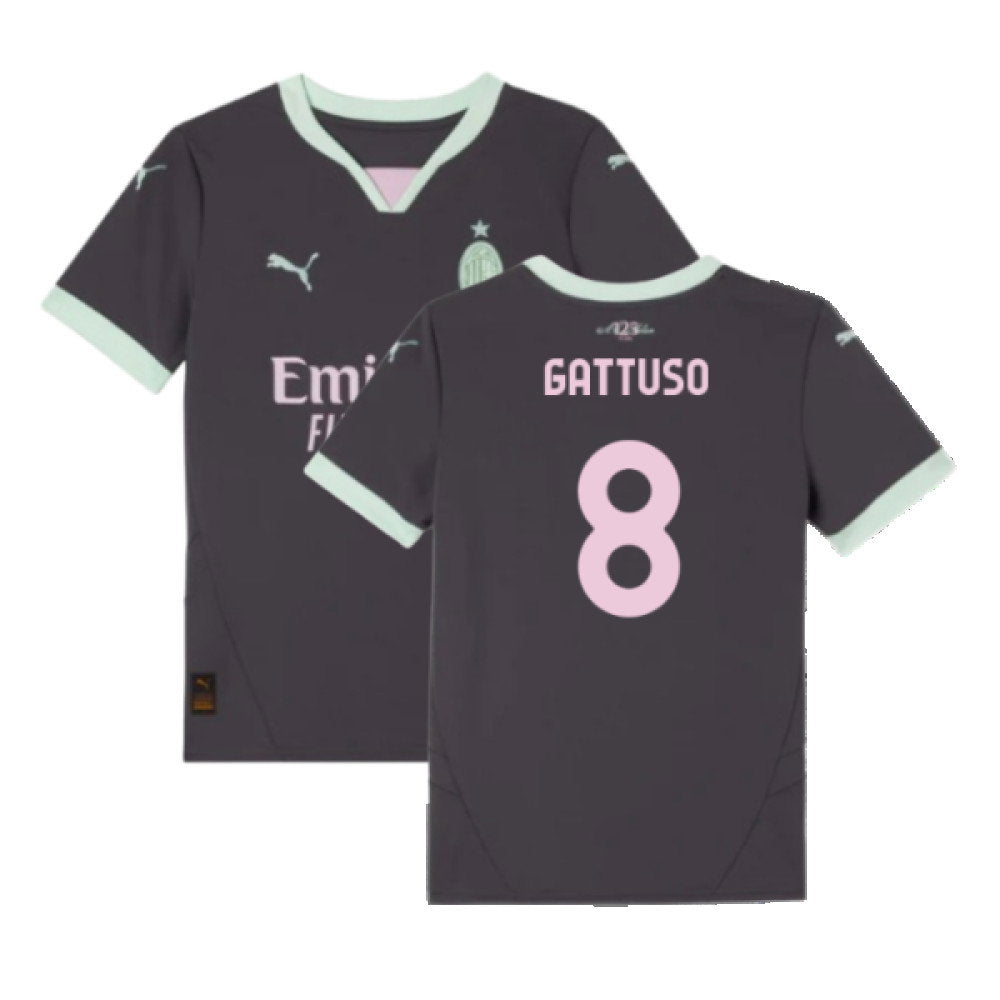 2024-2025 AC Milan Third Shirt (Kids) (Gattuso 8)_0