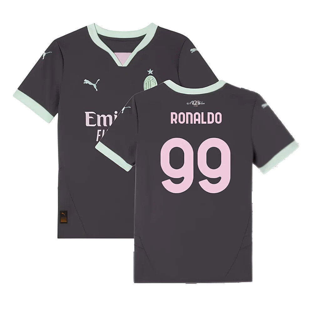 2024-2025 AC Milan Third Shirt (Kids) (Ronaldo 99)_0