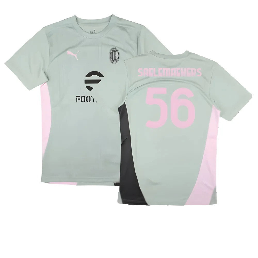 2024-2025 AC Milan Training Shirt (Green Fog) (Saelemaekers 56)_0