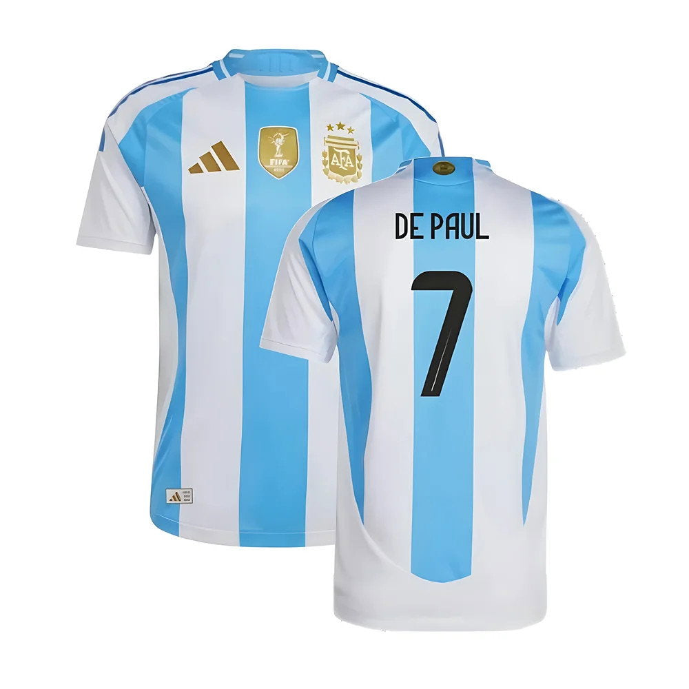 2024-2025 Argentina Authentic Home Shirt (DE PAUL 7)_0