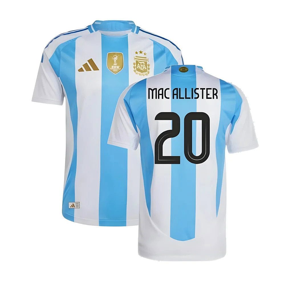 2024-2025 Argentina Authentic Home Shirt (MAC ALLISTER 20)_0