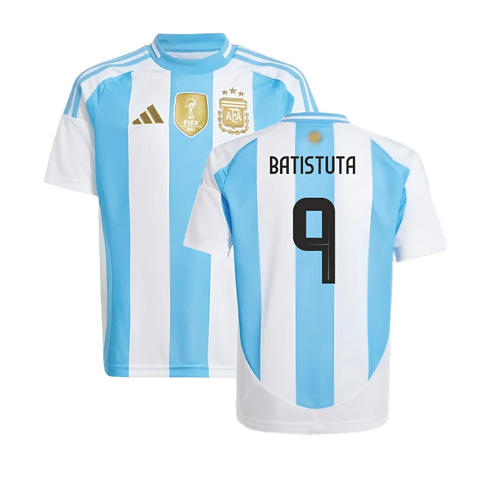 2024-2025 Argentina Home Shirt (Kids) (BATISTUTA 9)_0