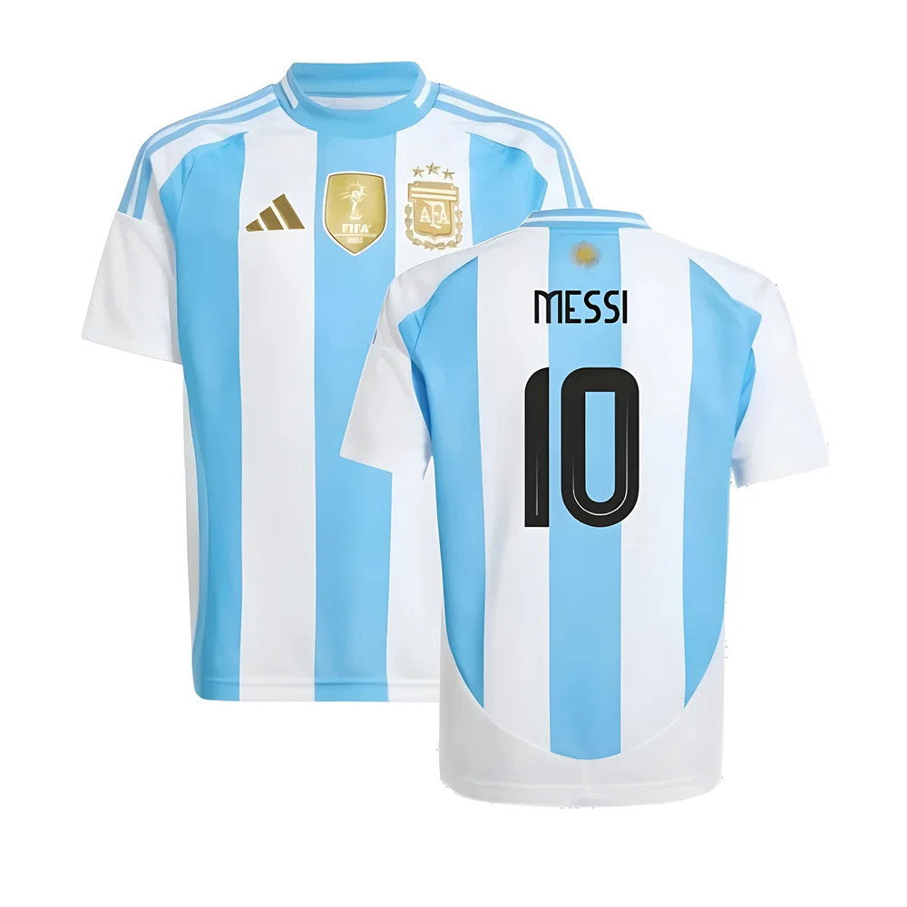 2024-2025 Argentina Home Shirt (Kids) (MESSI 10)_0