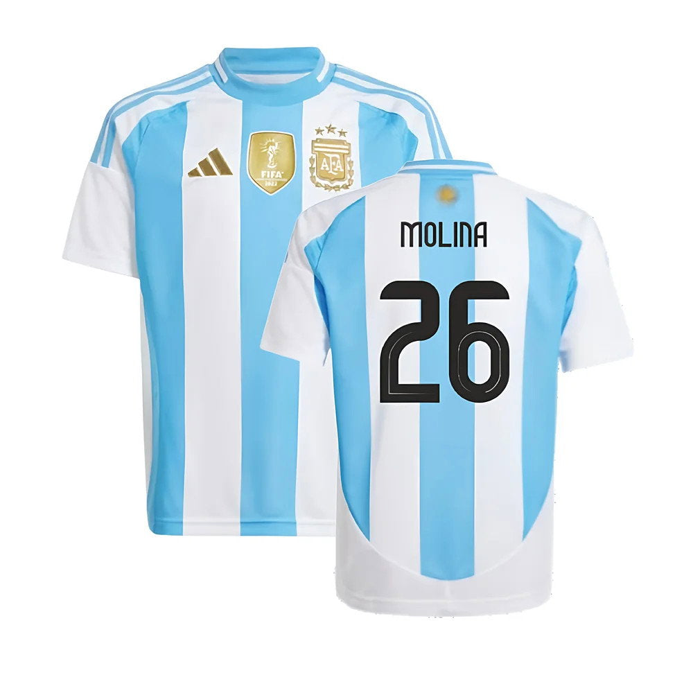 2024-2025 Argentina Home Shirt (Kids) (MOLINA 26)_0