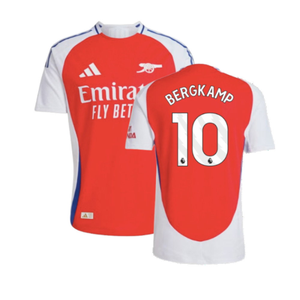 2024-2025 Arsenal Authentic Home Shirt (Bergkamp 10)_0