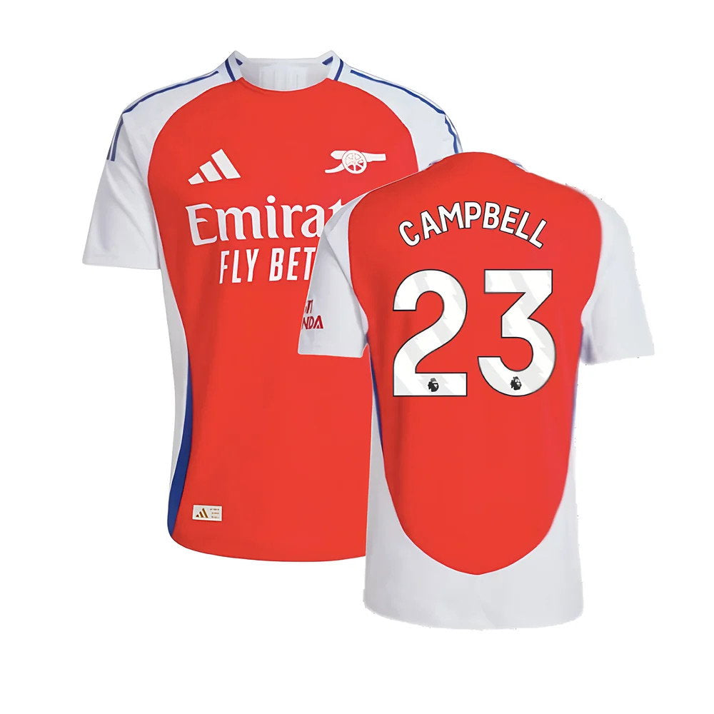 2024-2025 Arsenal Authentic Home Shirt (Campbell 23)_0
