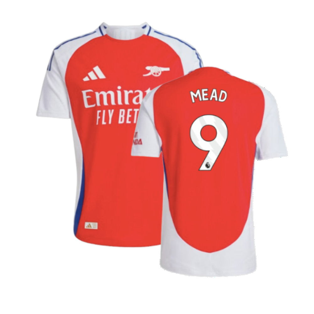 2024-2025 Arsenal Authentic Home Shirt (Mead 9)_0