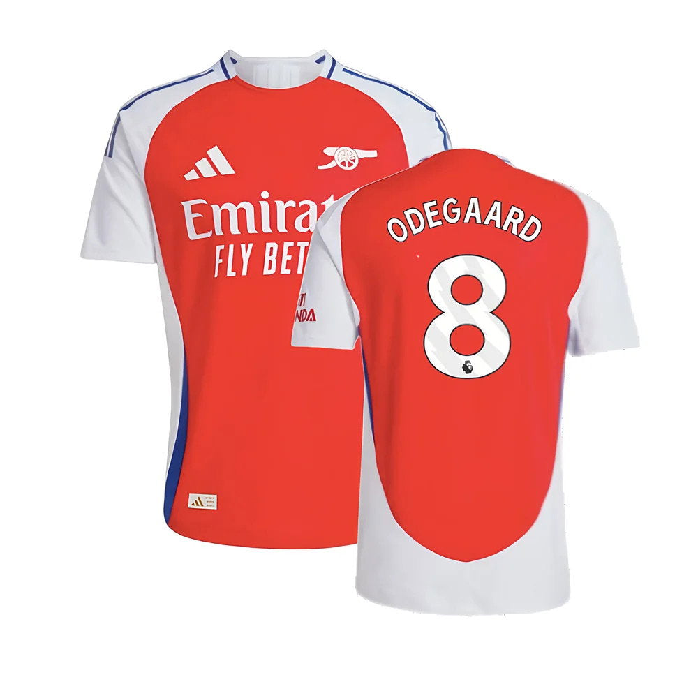 2024-2025 Arsenal Authentic Home Shirt (Odegaard 8)_0