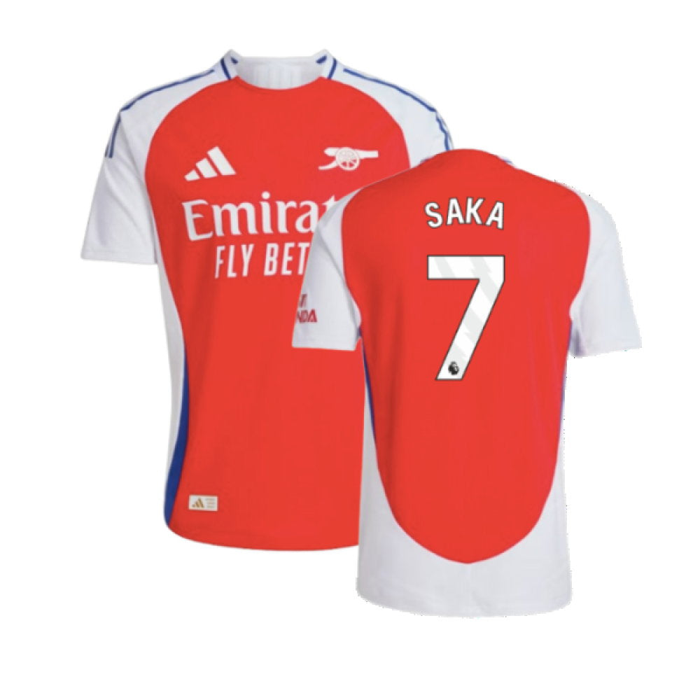 2024-2025 Arsenal Authentic Home Shirt (Saka 7)_0