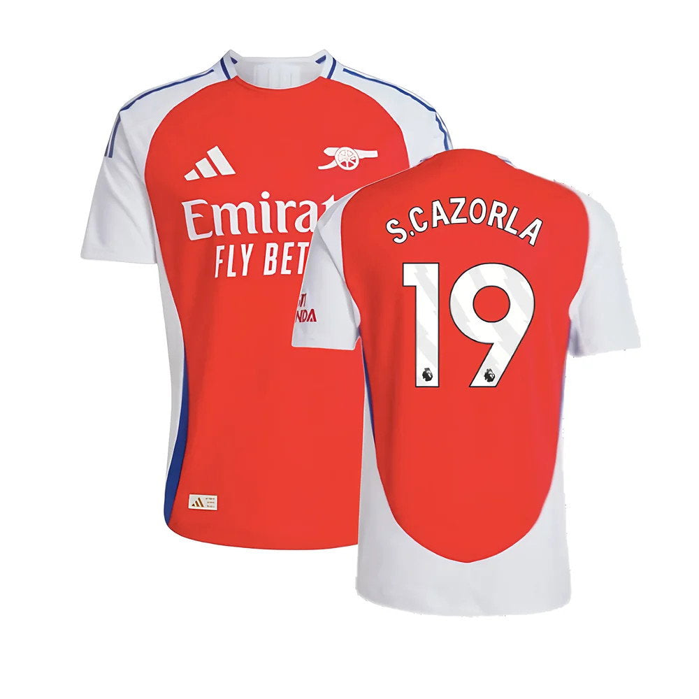 2024-2025 Arsenal Authentic Home Shirt (S.Cazorla 19)_0