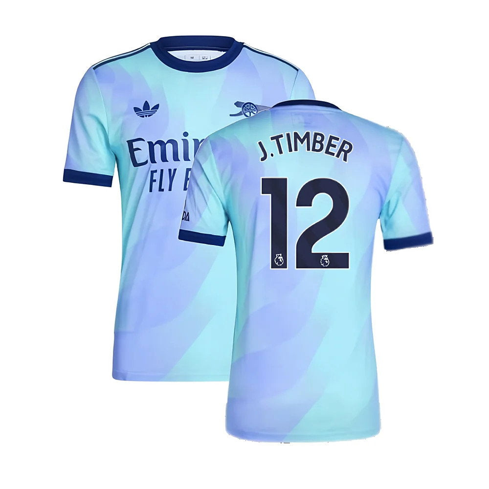 2024-2025 Arsenal Authentic Third Shirt (J.Timber 12)_0