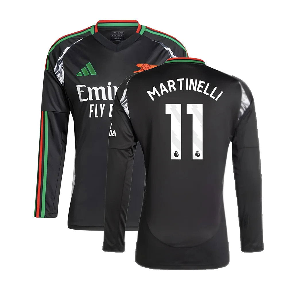 2024-2025 Arsenal Away Long Sleeve Shirt (Martinelli 11)_0