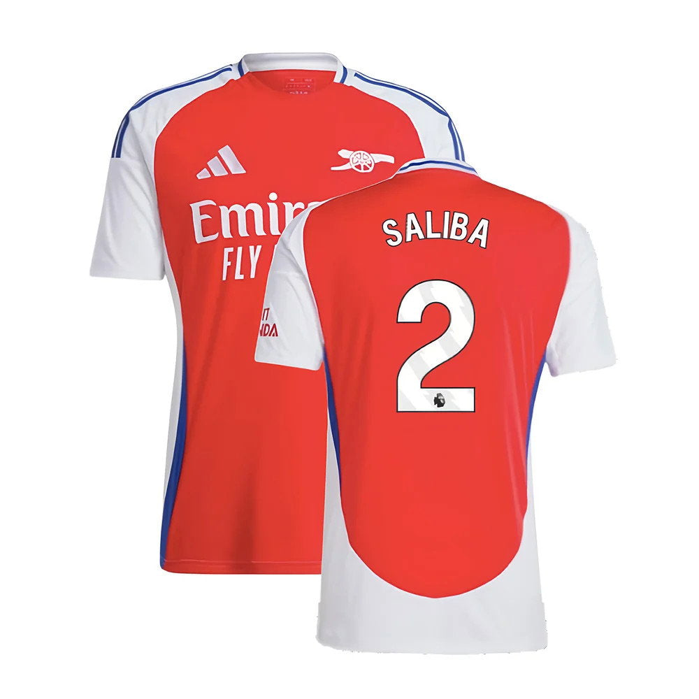 2024-2025 Arsenal Home Shirt (Saliba 2)_0