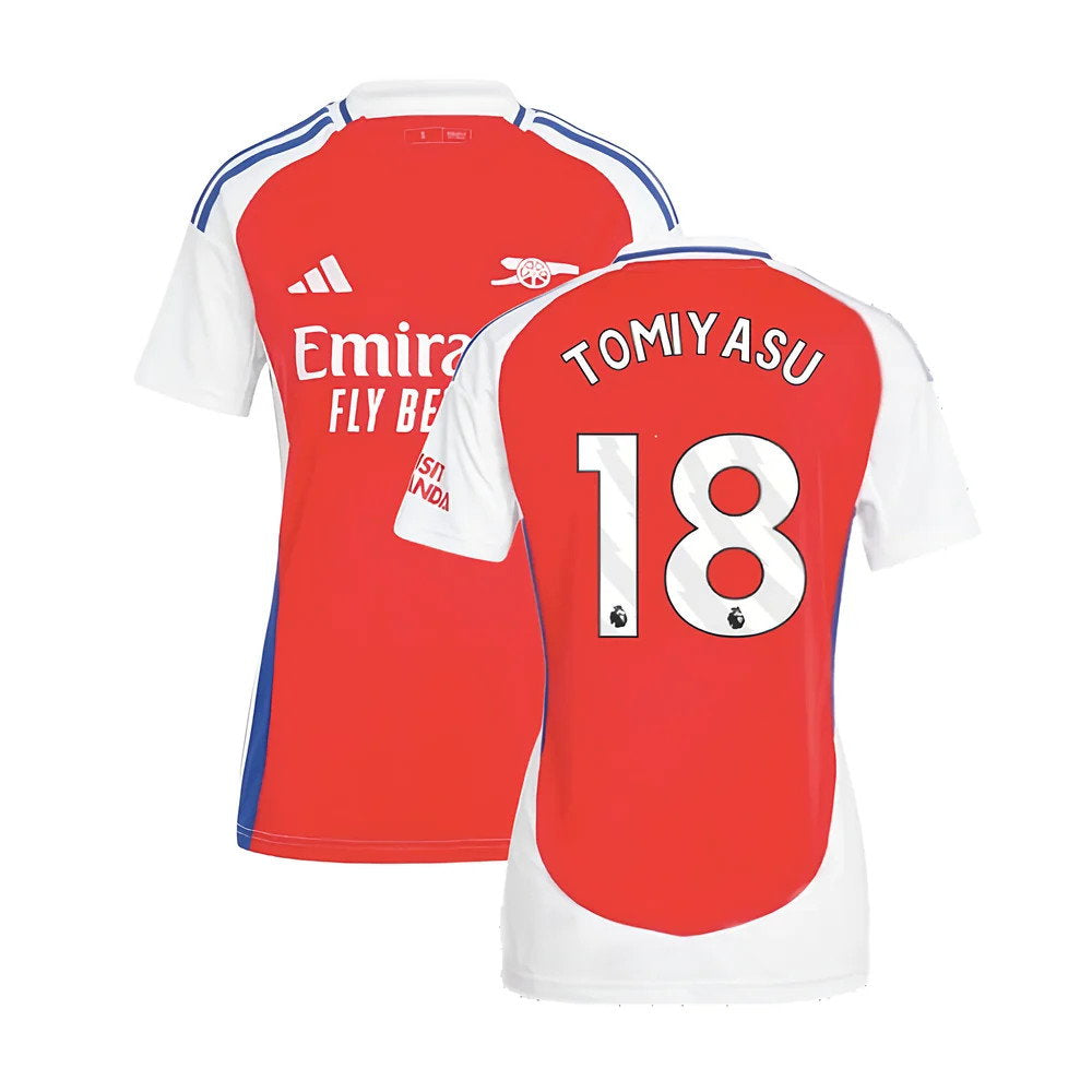 2024-2025 Arsenal Home Shirt (Womens) (Tomiyasu 18)_0