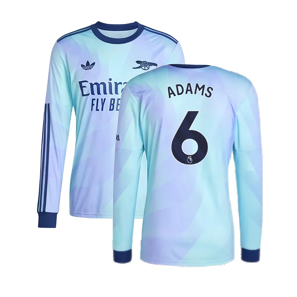 2024-2025 Arsenal Long Sleeve Third Shirt (Adams 6)_0