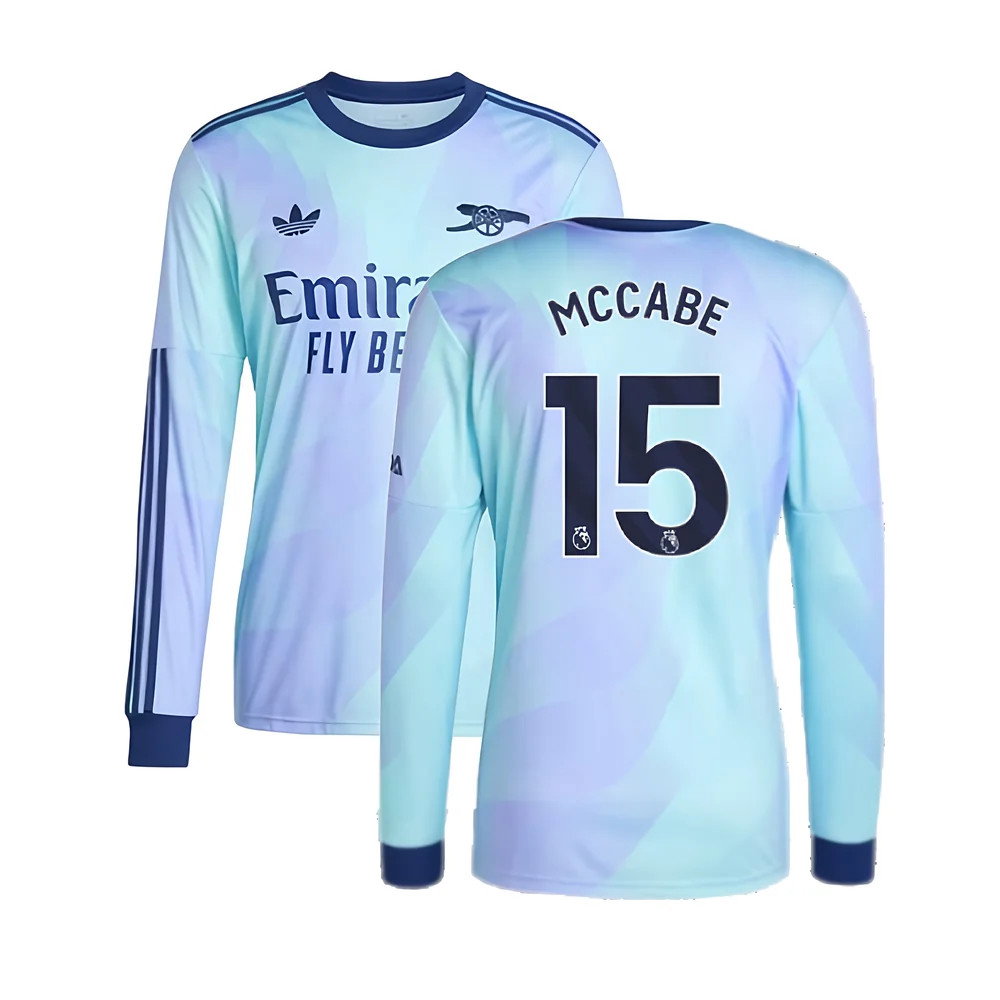 2024-2025 Arsenal Long Sleeve Third Shirt (McCabe 15)_0